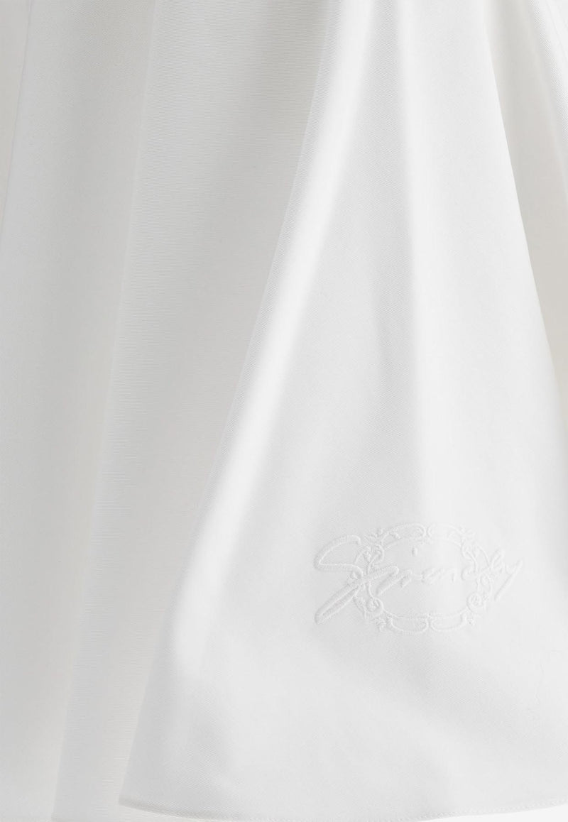 Givenchy Flared Mini Skirt White BW40XUG1ZE100_75343