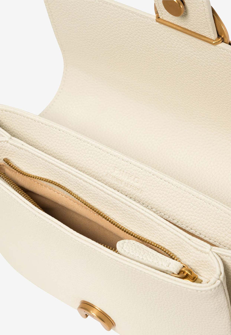 PINKO Mini Love One Crossbody Bag Ivory 104528A29QZ14Q_75608