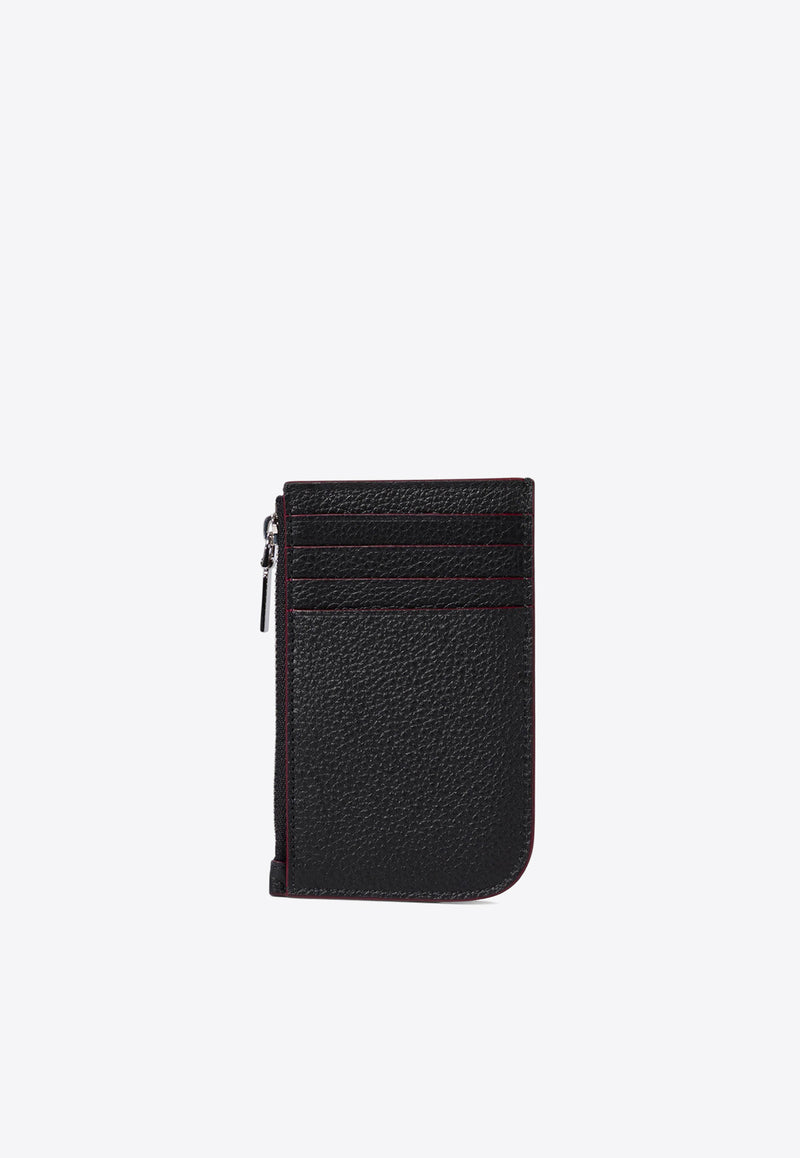 Alexander McQueen Logo-Plaque Leather Cardholder 8135461VDCC1000_75651