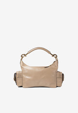 Chloé Shiny Leather Camera Bag Beige C24AS533N8320E_75725