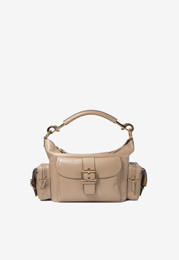 Chloé Shiny Leather Camera Bag Beige C24AS533N8320E_75725