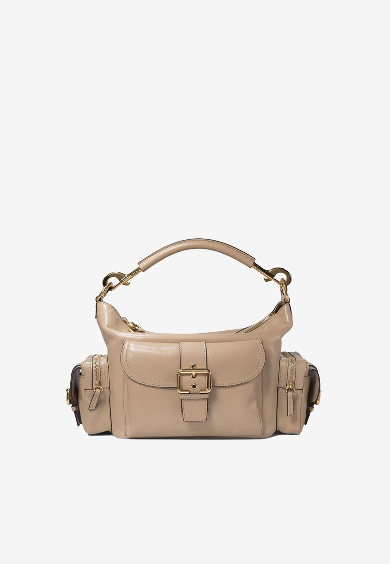 Chloé Shiny Leather Camera Bag Beige C24AS533N8320E_75725