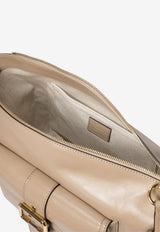 Chloé Shiny Leather Camera Bag Beige C24AS533N8320E_75725