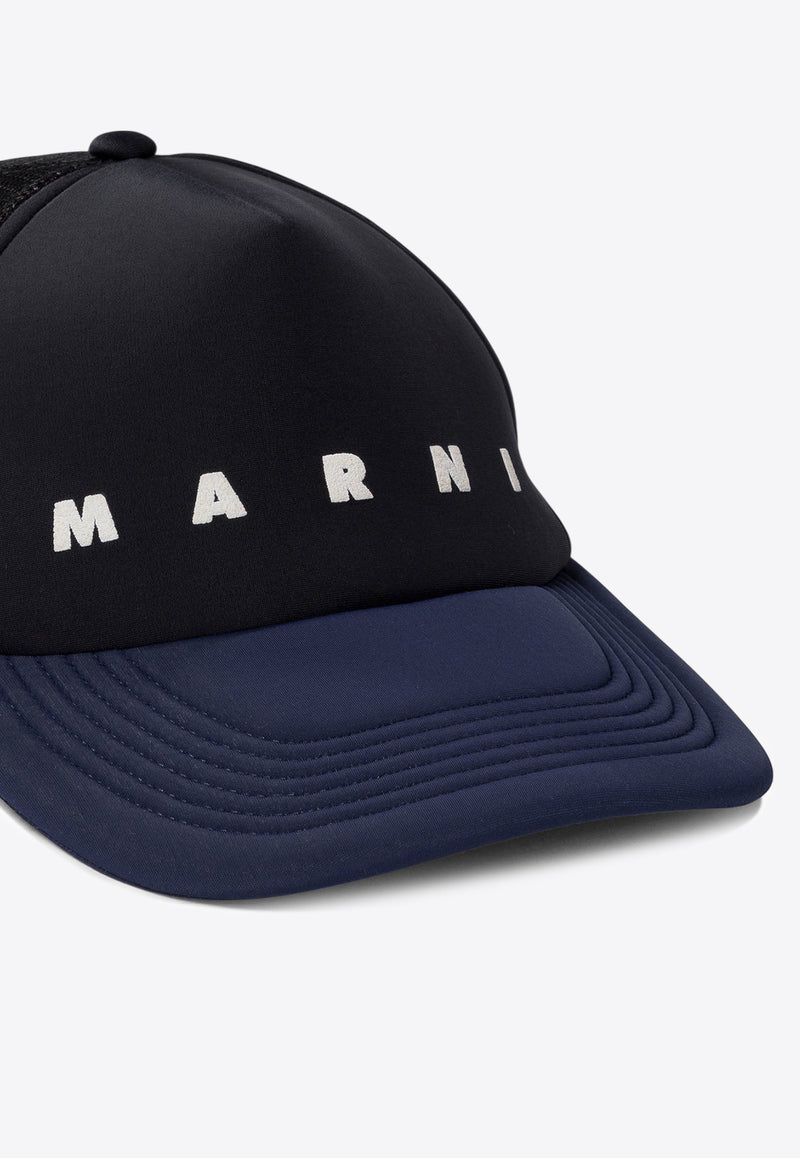Marni Logo Print Baseball Cap Blue CLZC0141P1UAN10000N99_75748