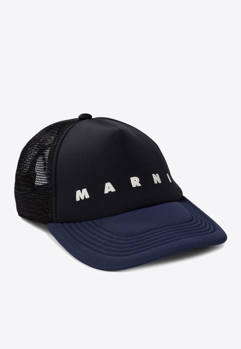 Marni Logo Print Baseball Cap Blue CLZC0141P1UAN10000N99_75748