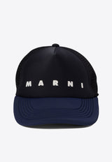 Marni Logo Print Baseball Cap Blue CLZC0141P1UAN10000N99_75748