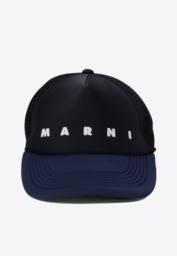 Marni Logo Print Baseball Cap Blue CLZC0141P1UAN10000N99_75748
