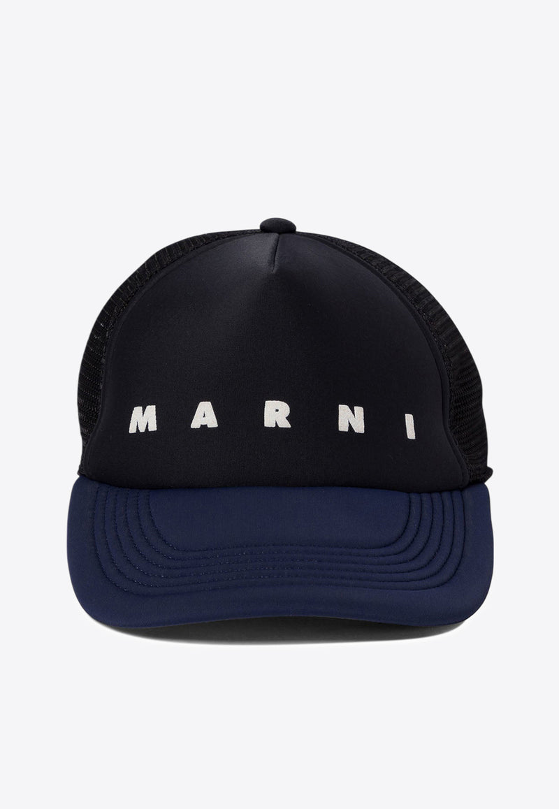 Marni Logo Print Baseball Cap Blue CLZC0141P1UAN10000N99_75748