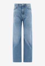 PINKO Washed Wide-Leg Jeans Blue 101733A2DZPJV_75847