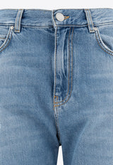 PINKO Washed Wide-Leg Jeans Blue 101733A2DZPJV_75847