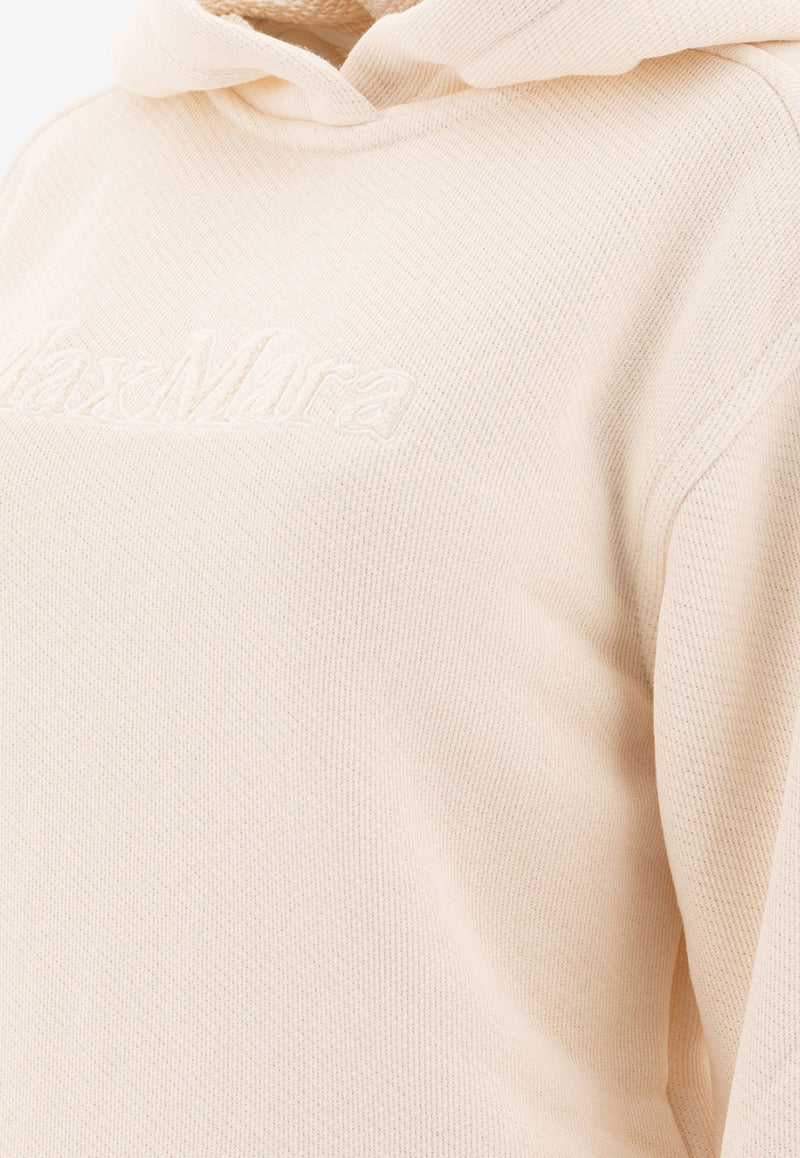 Max Mara Logo-Embroidered Hooded Sweatshirt 2511921018600GARY001_75852