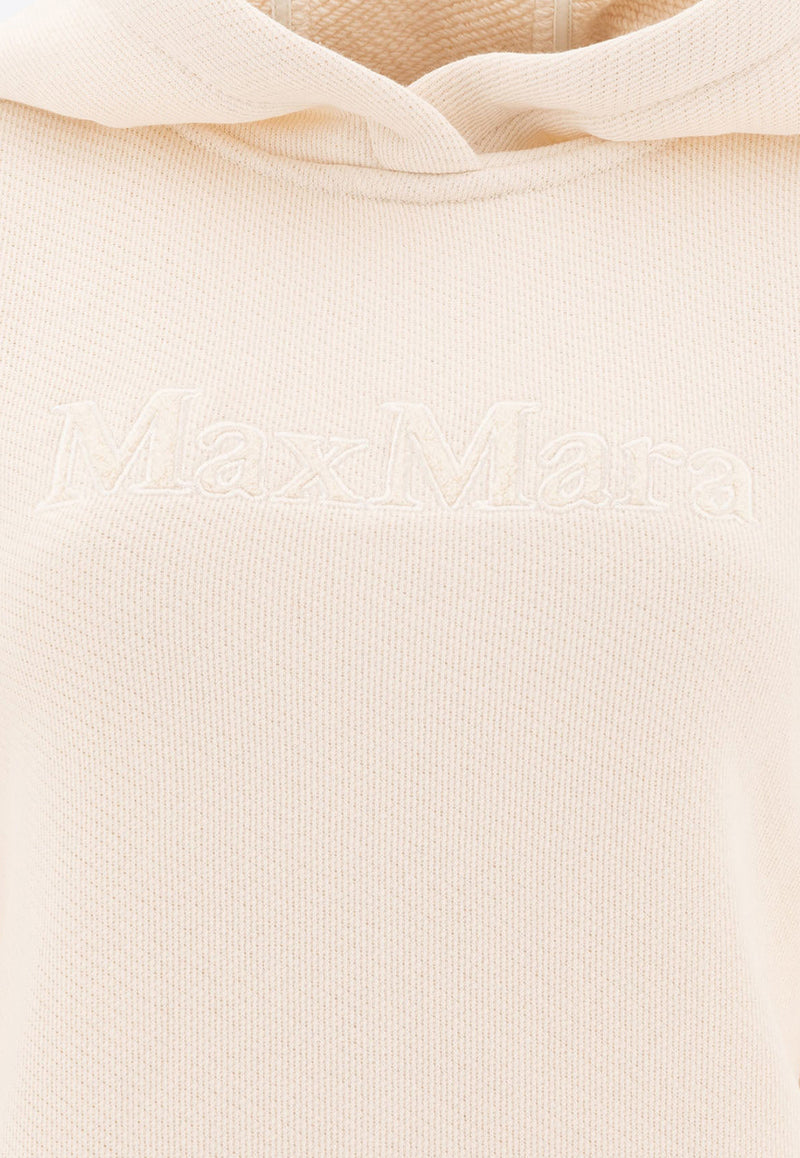 Max Mara Logo-Embroidered Hooded Sweatshirt 2511921018600GARY001_75852
