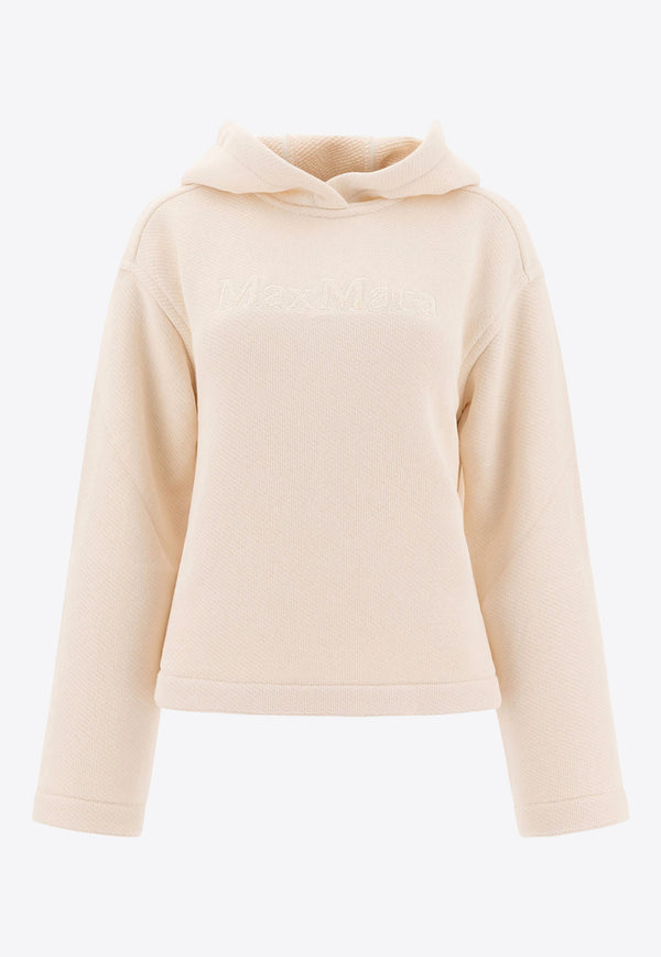 Max Mara Logo-Embroidered Hooded Sweatshirt 2511921018600GARY001_75852