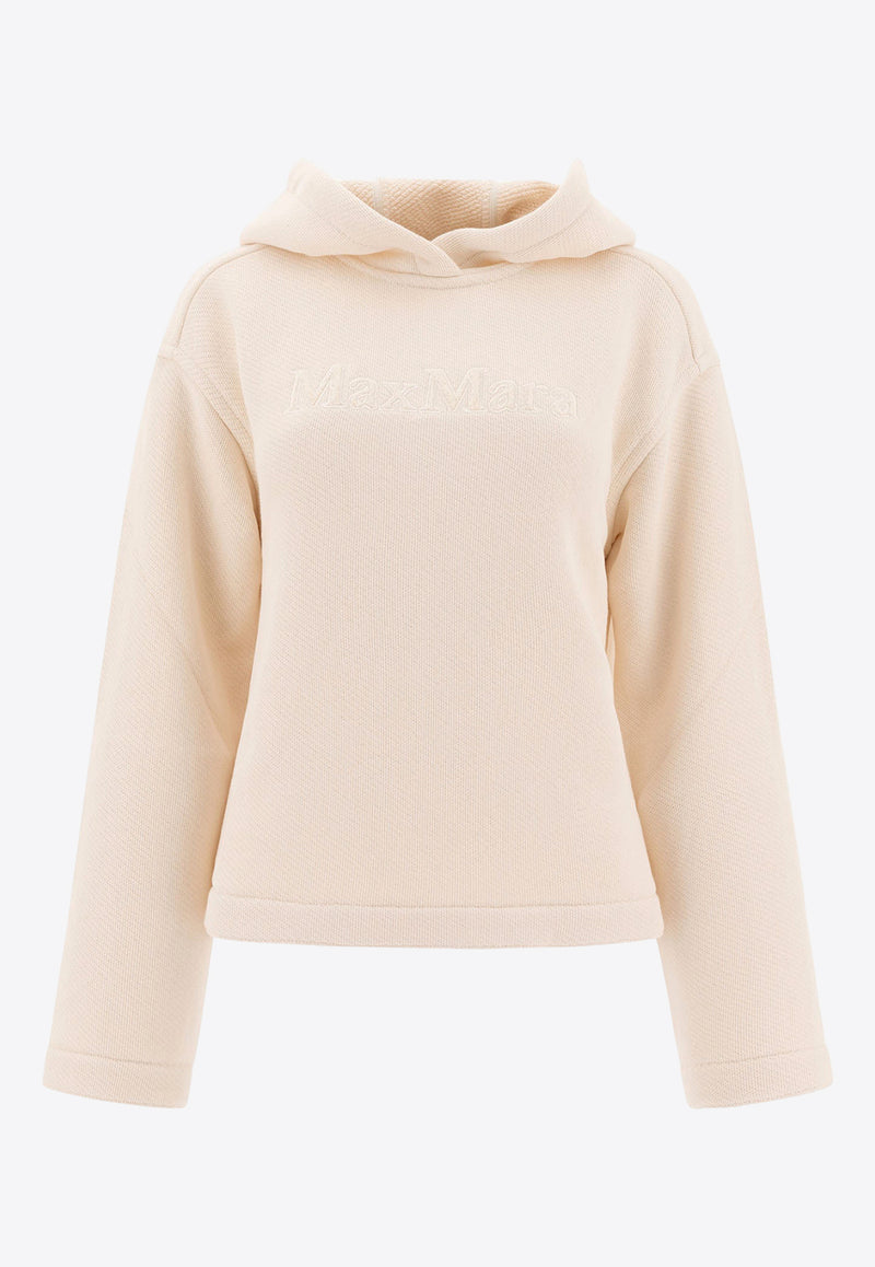 Max Mara Logo-Embroidered Hooded Sweatshirt 2511921018600GARY001_75852