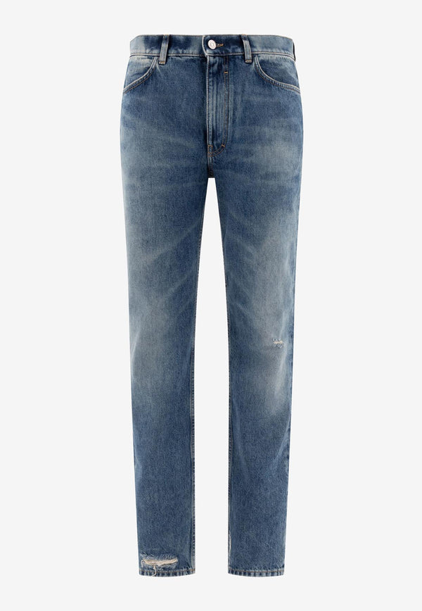 Givenchy Straight-Leg Faded Jeans Blue BM51HB5YB6426_75922