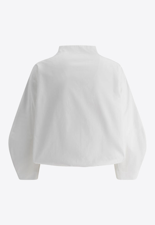 Givenchy 4G Logo Cropped Shirt BW61CK15JT100_75949 White