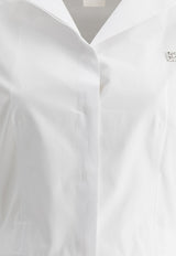 Givenchy 4G Logo Cropped Shirt BW61CK15JT100_75949 White