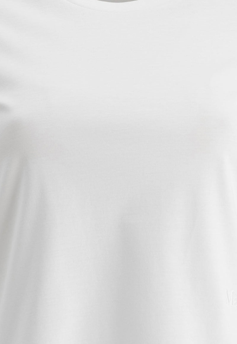 Max Mara Nerina Basic Crewneck T-shirt White 2511971018600NERINA001_75942