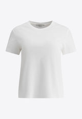 Max Mara Nerina Basic Crewneck T-shirt White 2511971018600NERINA001_75942