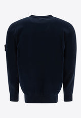 Stone Island Fine Knit Logo Sweater Blue 5100053S00B2V0020_75971