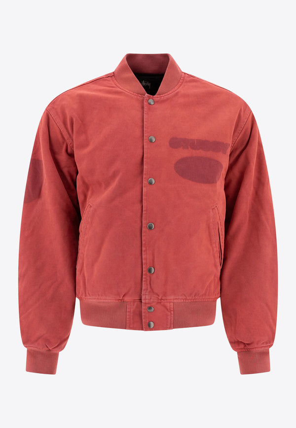 Ghost Logo Bomber Jacket