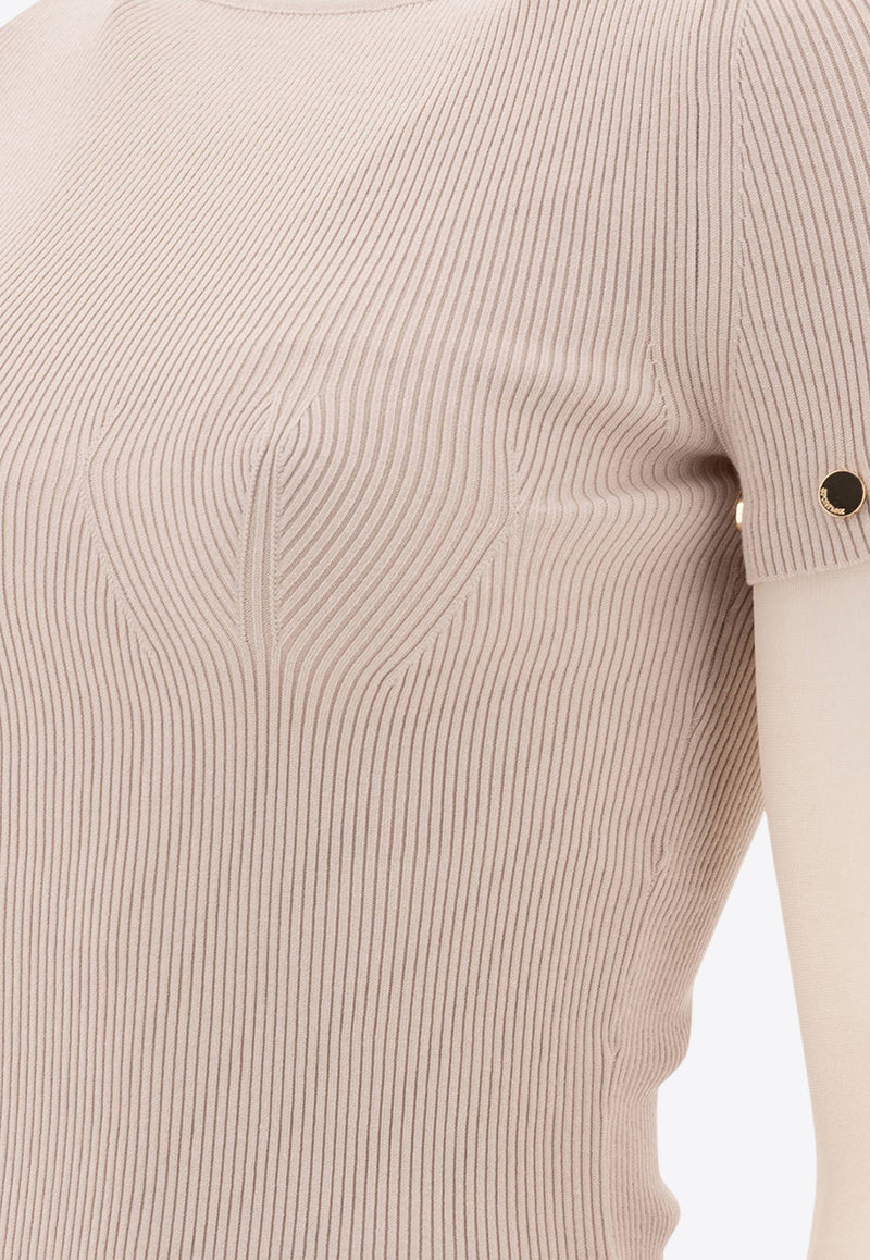 Sportmax Alcide Knit Top 2512361111600ALCIDE003_75778 Beige