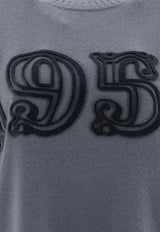 Max Mara Fido 1951 Oversized Wool Sweater Blue 2511361191600FIDO046_75790