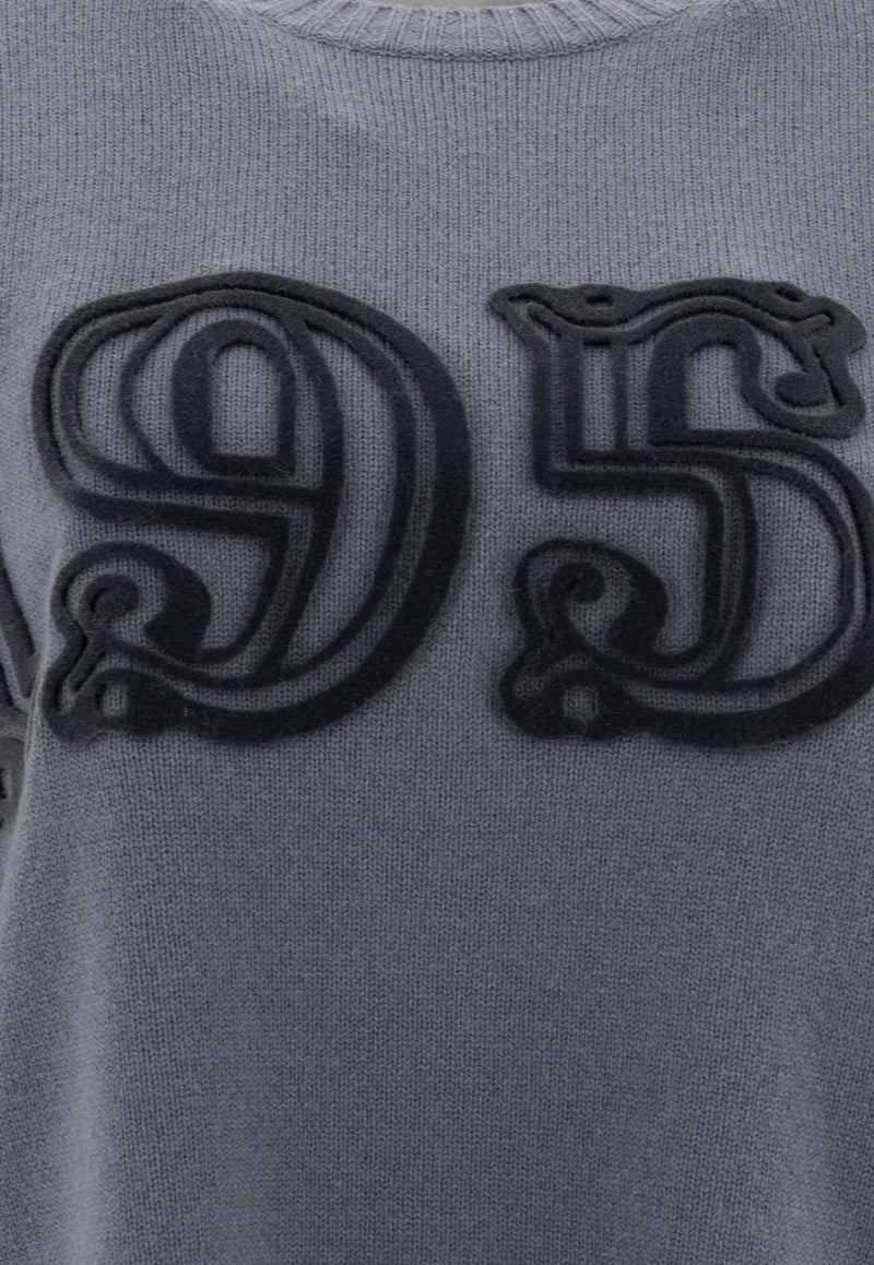 Max Mara Fido 1951 Oversized Wool Sweater Blue 2511361191600FIDO046_75790