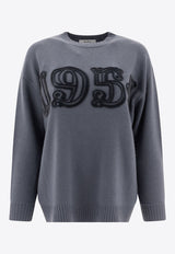 Max Mara Fido 1951 Oversized Wool Sweater Blue 2511361191600FIDO046_75790