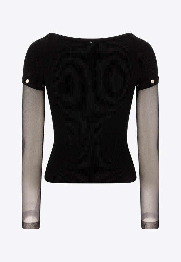 Sportmax Alcide Knit Top 2512361111600ALCIDE004_75796 Black