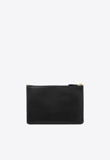 PINKO Classic Flat Love Clutch Bag Black 100455A0F1Z99Q_76225