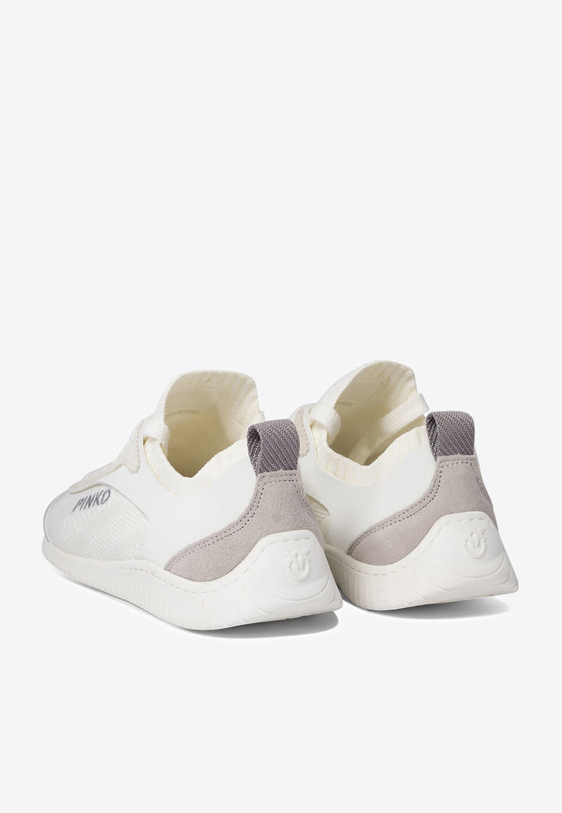 PINKO Reby Primeknit Low-Top Sneakers White SS0061T025Z12_76234