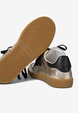 Isabel Marant Kaycee Metallic Leather Sneakers Gold 25PBK0055FAC1E07SLGBK_76310