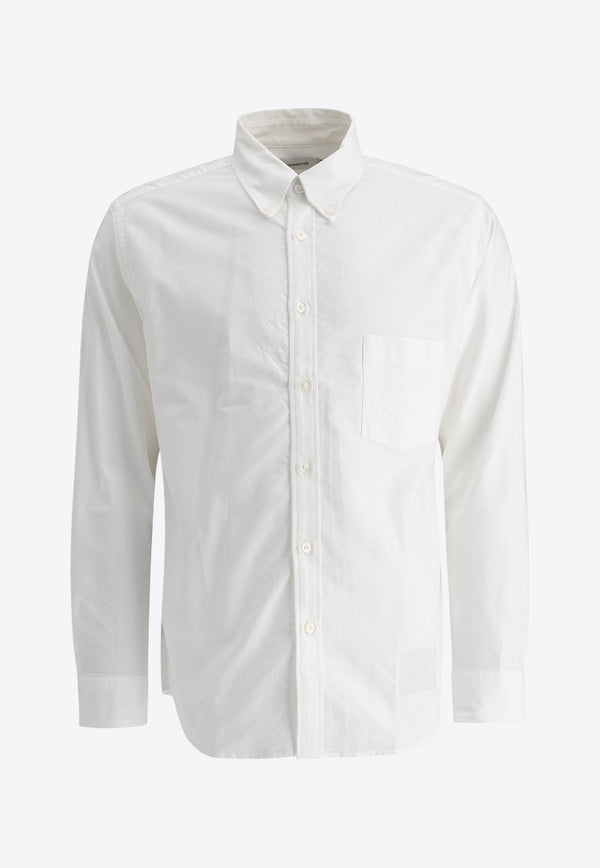 Nonnative Logo-Embroidered Buttoned Shirt NN-S4504WHITE_76349