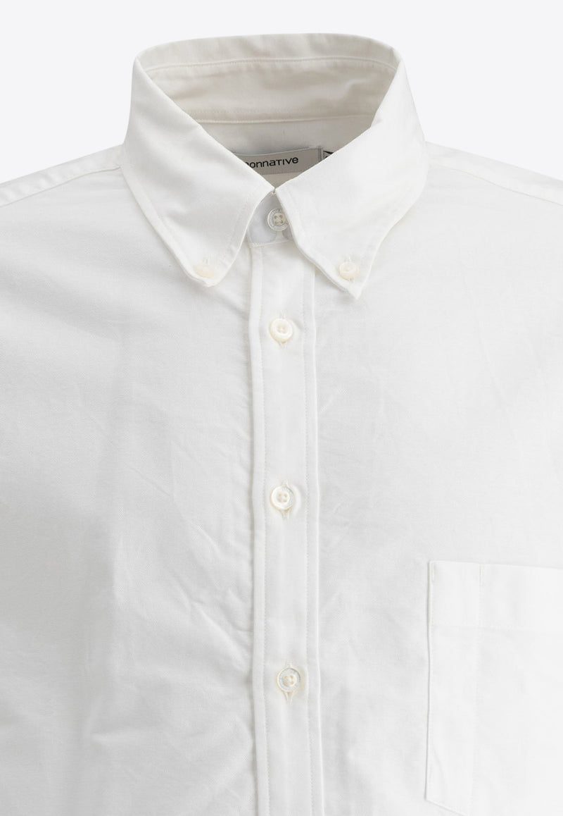 Nonnative Logo-Embroidered Buttoned Shirt NN-S4504WHITE_76349