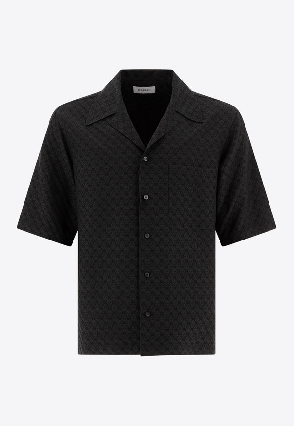 Alexander McQueen All-Over Skulls Shirt 814693QRABU1010_76383