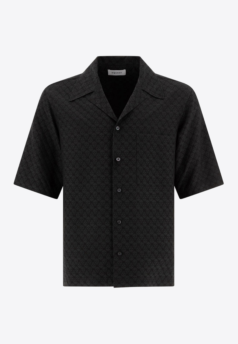 Alexander McQueen All-Over Skulls Shirt 814693QRABU1010_76383