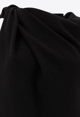 Alexander McQueen Knotted Sleeveless Mini Dress in Wool 814681QJAES1000_76394