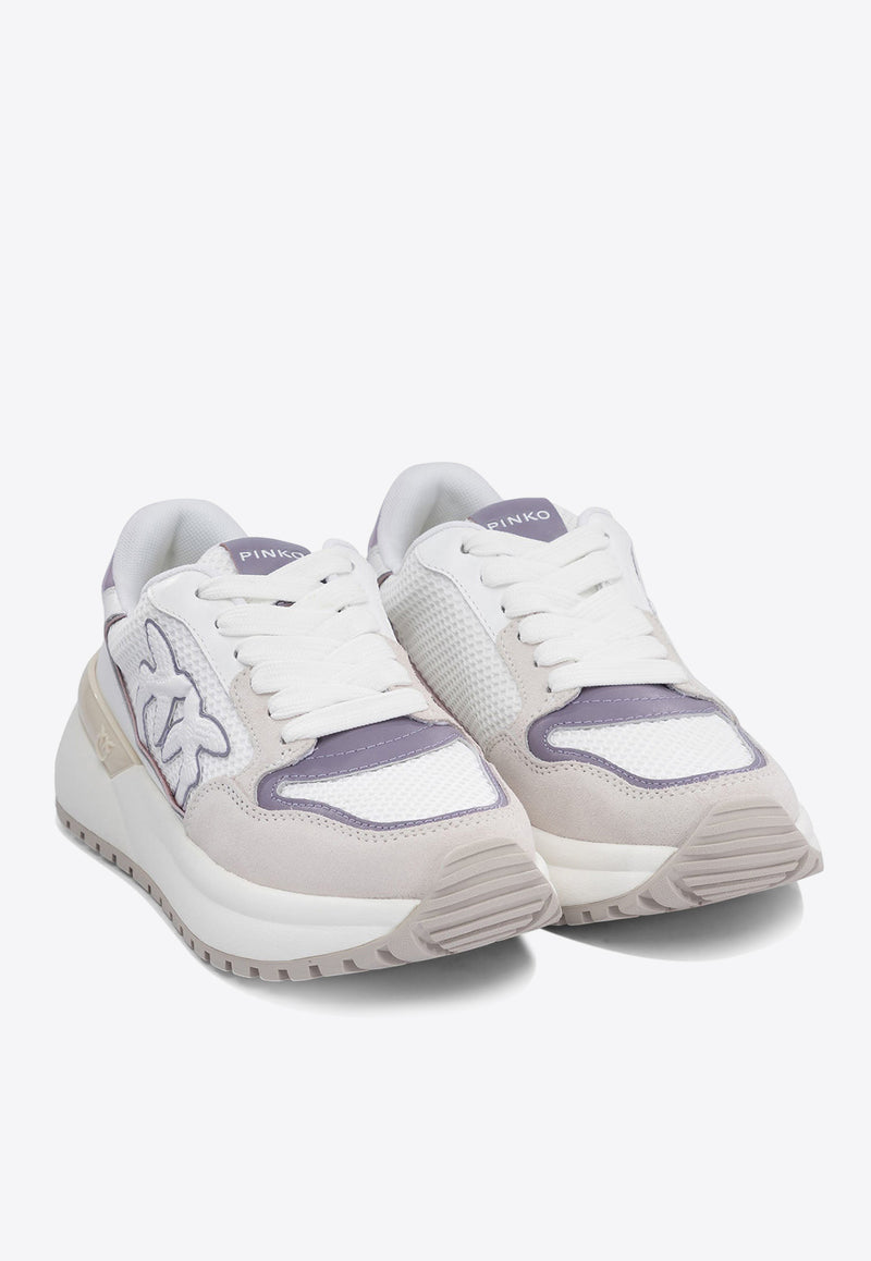 PINKO Love Birds Chunky Low-Top Sneakers White SS0055P074ZY4_76427