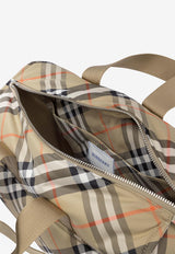 Burberry Kids Babies All-Over Check Changing Bag Beige 8100214_76443