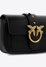 PINKO Pocket Love Leather Chain Crossbody Bags Black 100061A0F1Z99Q_75569
