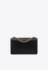 PINKO Classic Love Leather Crossbody Bag Black 100941A0F1Z99Q_76450