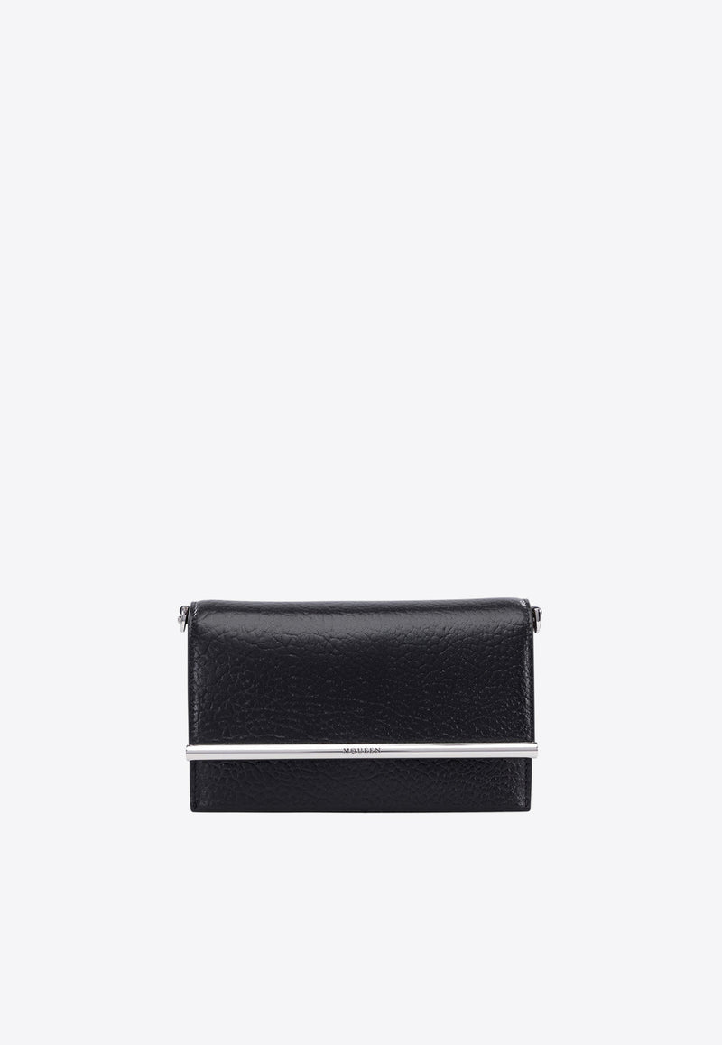 Alexander McQueen Leather Clutch Bag Black 8133291VDBS1000_76486