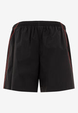 Balenciaga Logo Print Track Shorts Black 814568TRO321000_76549