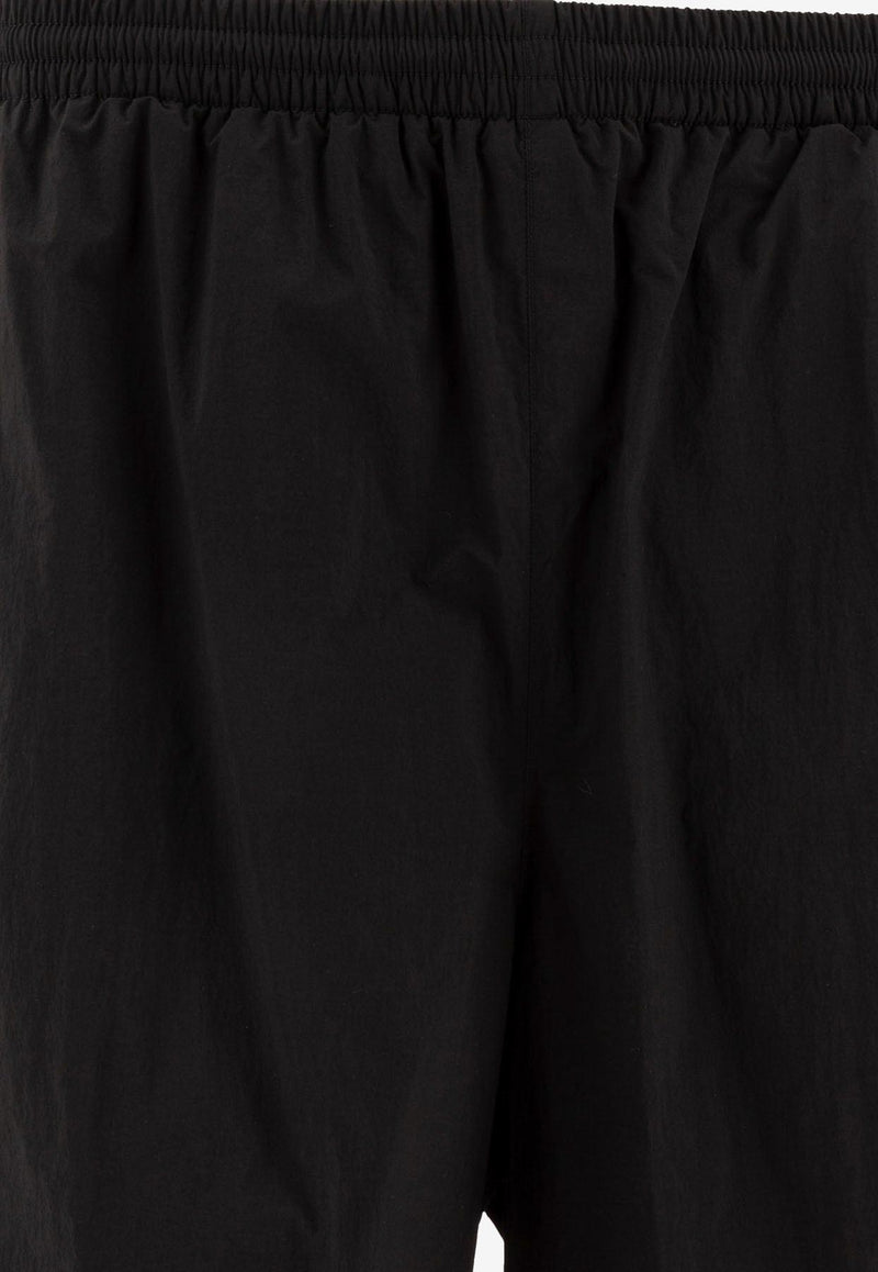 Balenciaga Logo Print Track Shorts Black 814568TRO321000_76549