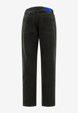 Burberry Logo Patch Straight Jeans Black 8101264_76567