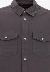 Carhartt Wip Santa Fe Long-Sleeved Shirt Gray I0343842LQ.GD_76557