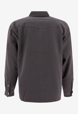 Carhartt Wip Santa Fe Long-Sleeved Shirt Gray I0343842LQ.GD_76557