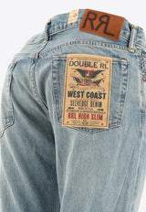 Ralph Lauren Washed Straight-Leg Jeans Blue 782932433001LAWTON WASH_76518