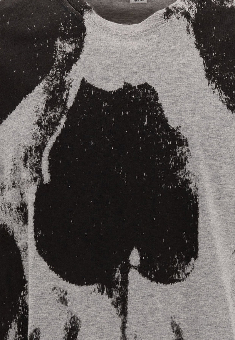 Alexander McQueen Skull-Print Crewneck T-shirt 815067QTAC50582_76687